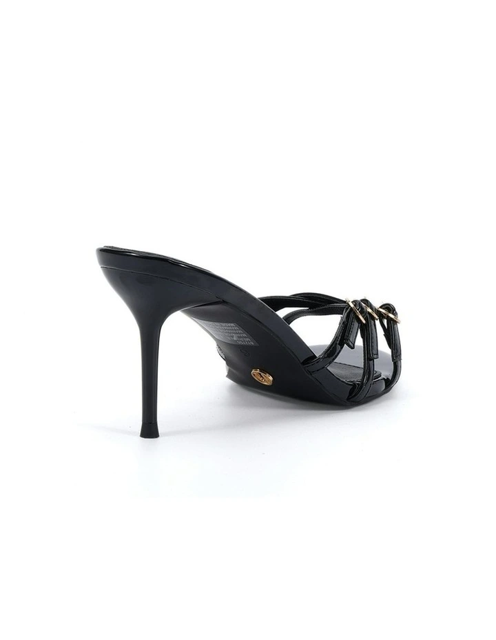 Merivale Sandal in Black Patent image 3