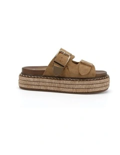 Sazkia Sandal in Sand Suede
