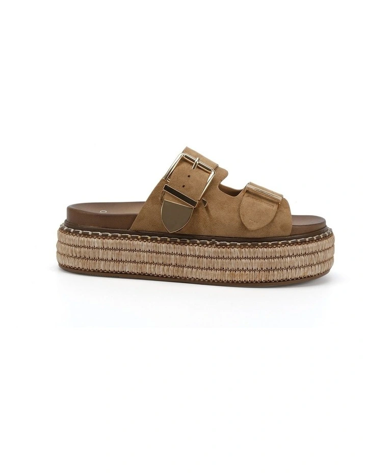 Sazkia Sandal in Sand Suede image 1
