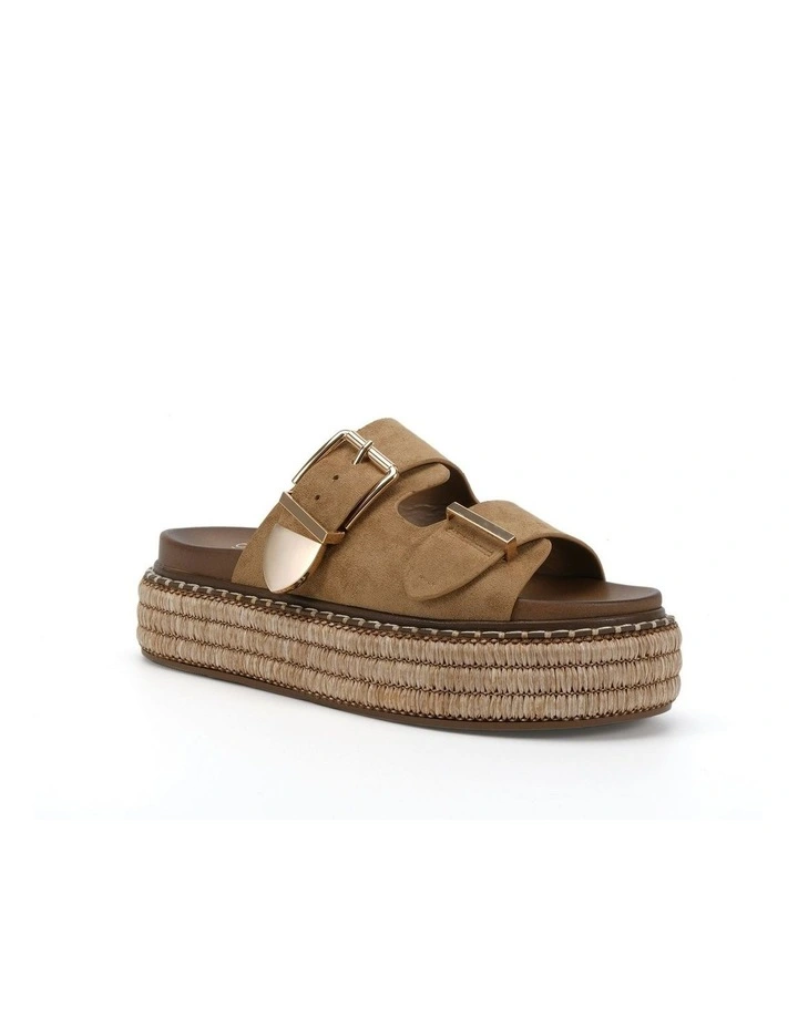 Sazkia Sandal in Sand Suede image 2