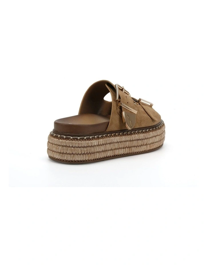 Sazkia Sandal in Sand Suede image 3