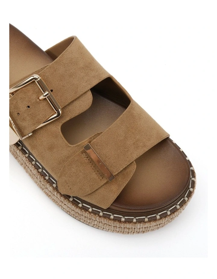 Sazkia Sandal in Sand Suede image 4