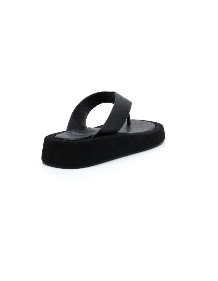 Toolah Slippers in Black image 3