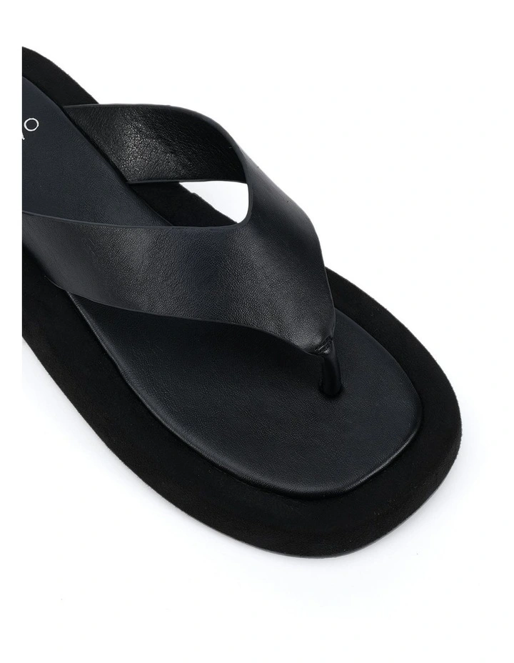 Toolah Slippers in Black image 4