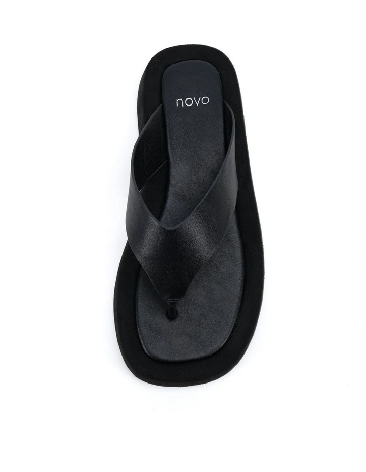Toolah Slippers in Black image 5