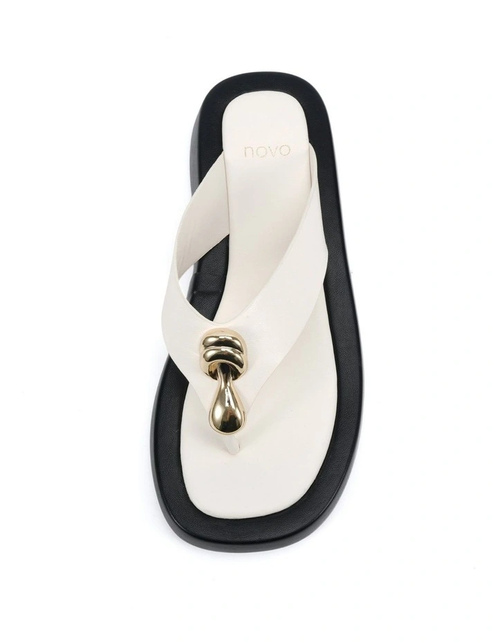 Toolah Slippers in White image 5