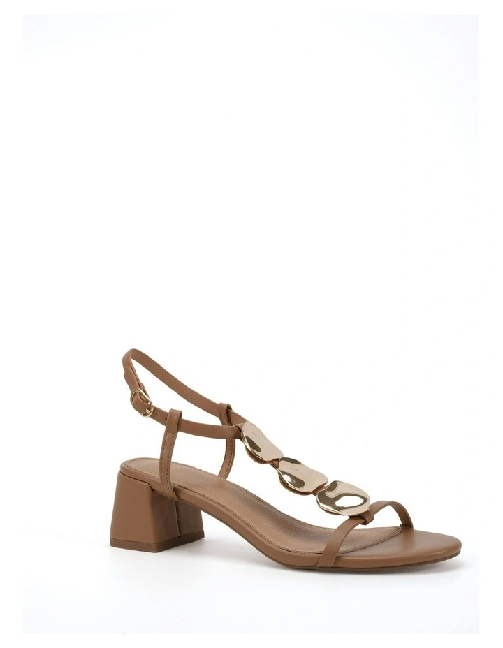 Undigo strappy heels in Brown Sugar image 2