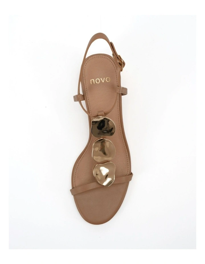 Undigo strappy heels in Brown Sugar image 5
