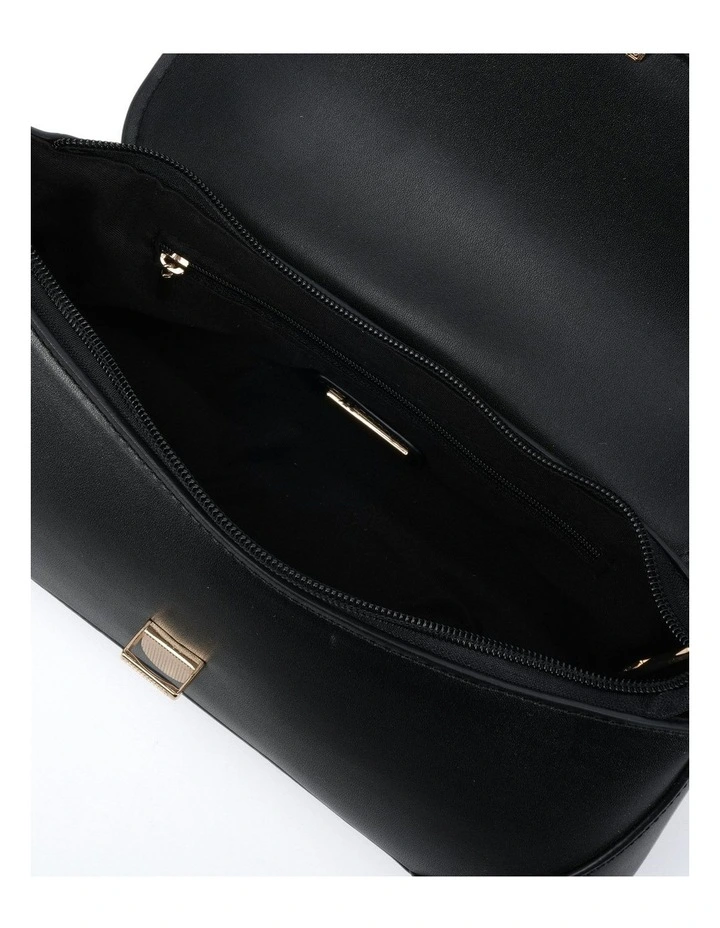Aya Shoulder Bag in Black image 3