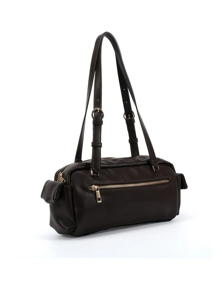 Ayva Shoulder Bag in Brown image 2
