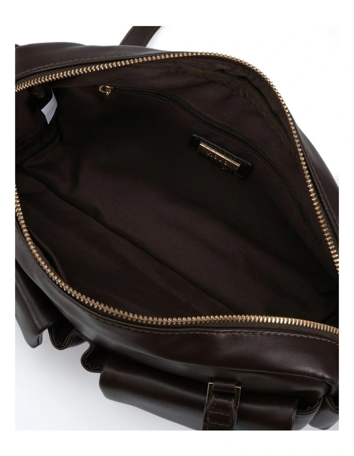Ayva Shoulder Bag in Brown image 3