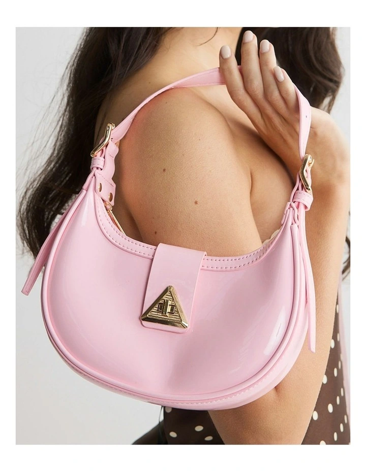 Aerys Shoulder Bag in Fairy Floss Patent image 2