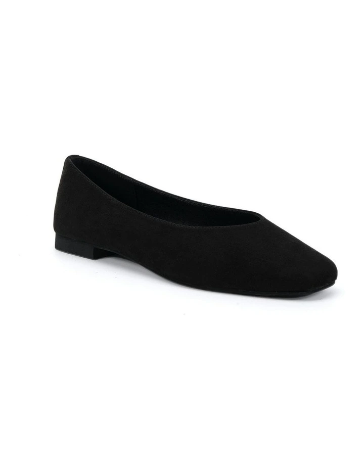 Chester Flats in Black Suede image 2