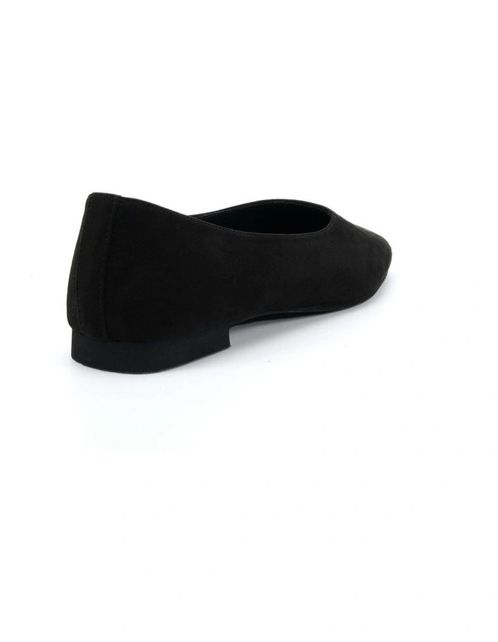 Chester Flats in Black Suede image 3