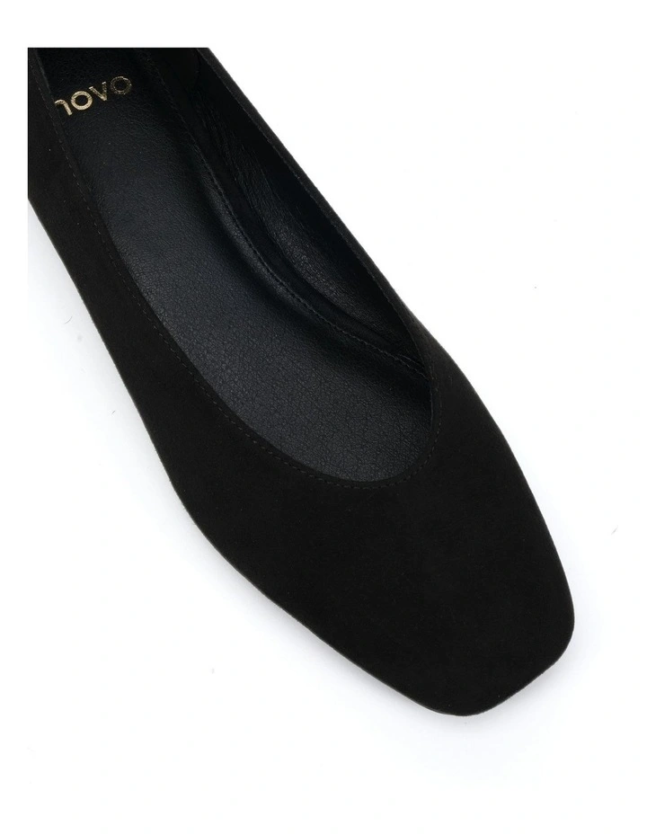 Chester Flats in Black Suede image 4