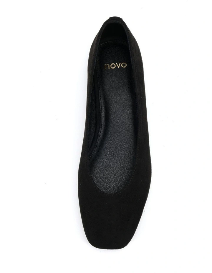 Chester Flats in Black Suede image 5