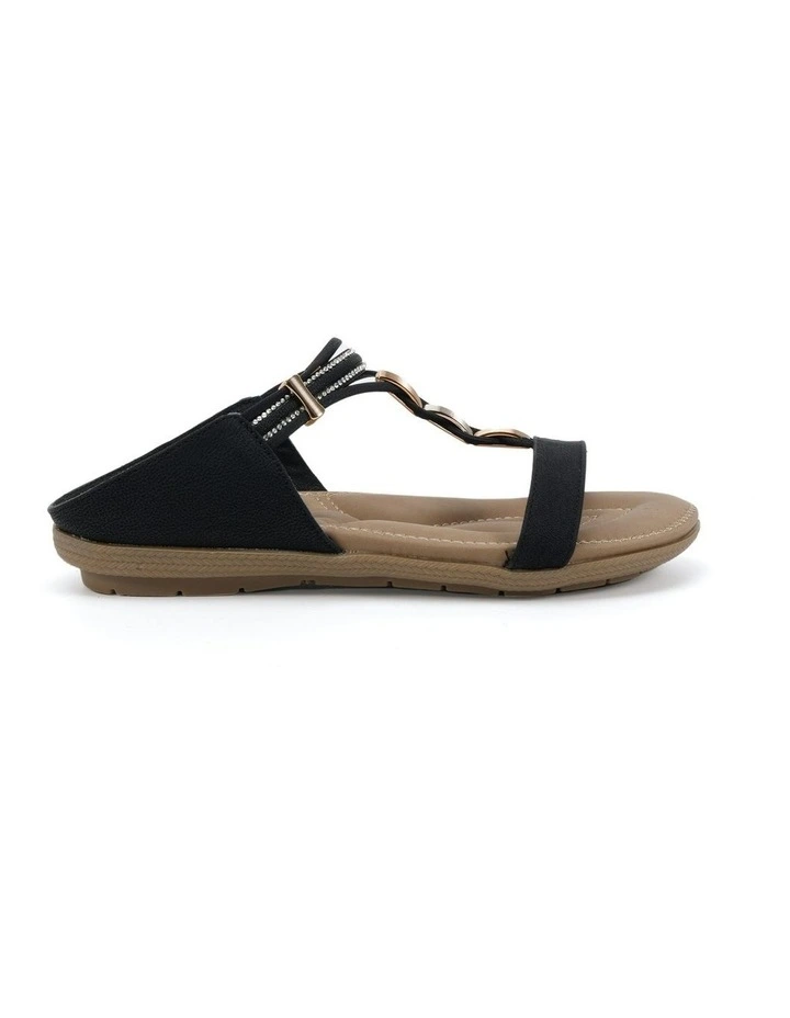 Elluna Sandals in Black image 1
