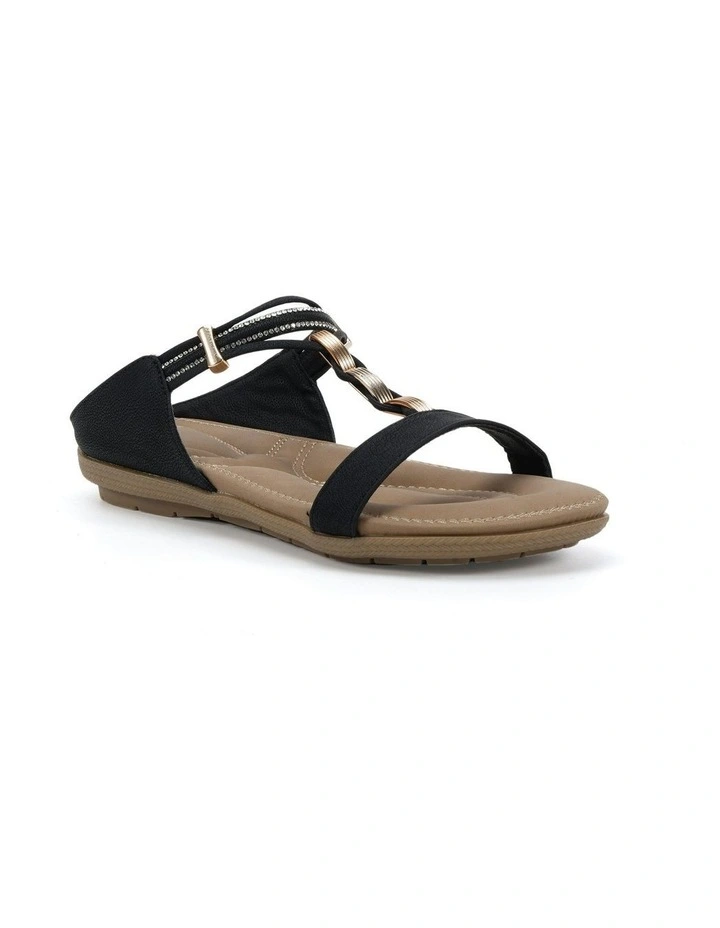 Elluna Sandals in Black image 2