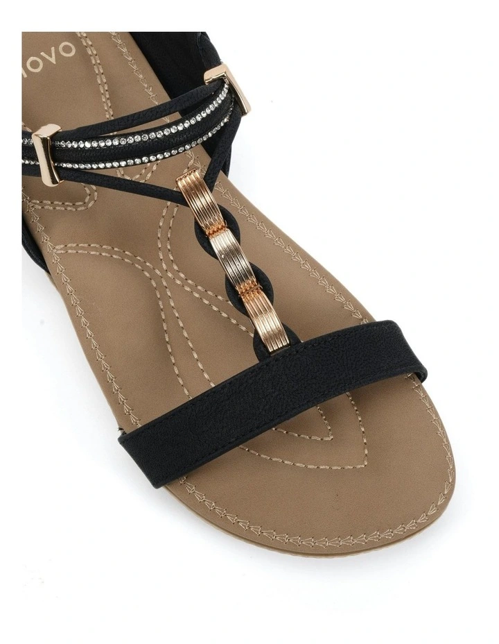 Elluna Sandals in Black image 4