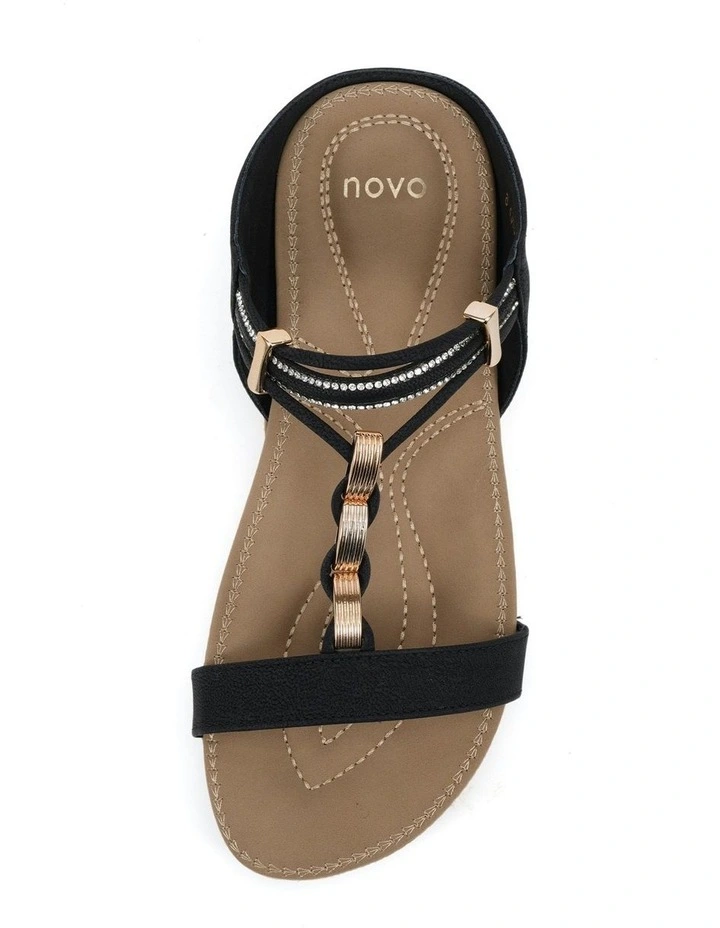 Elluna Sandals in Black image 5