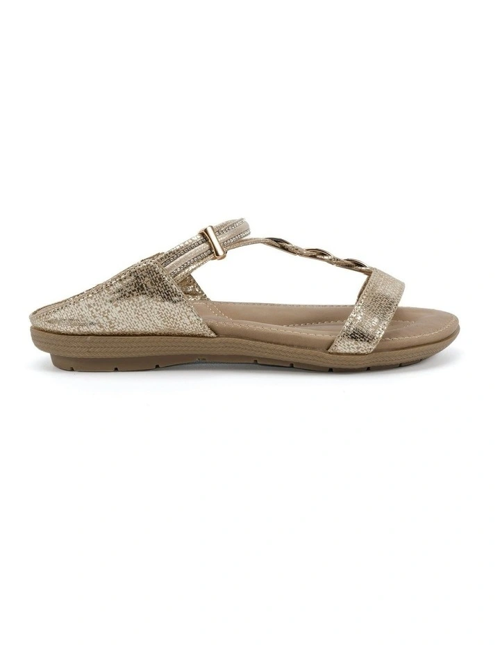 Elluna Sandals in Gold image 1