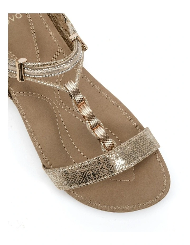 Elluna Sandals in Gold image 4