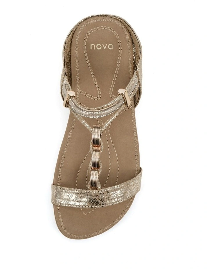 Elluna Sandals in Gold image 5