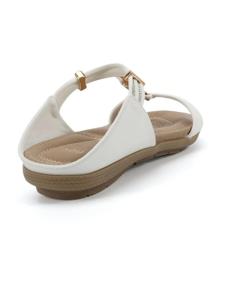 Elluna Sandals in White image 3