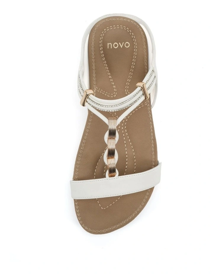 Elluna Sandals in White image 5