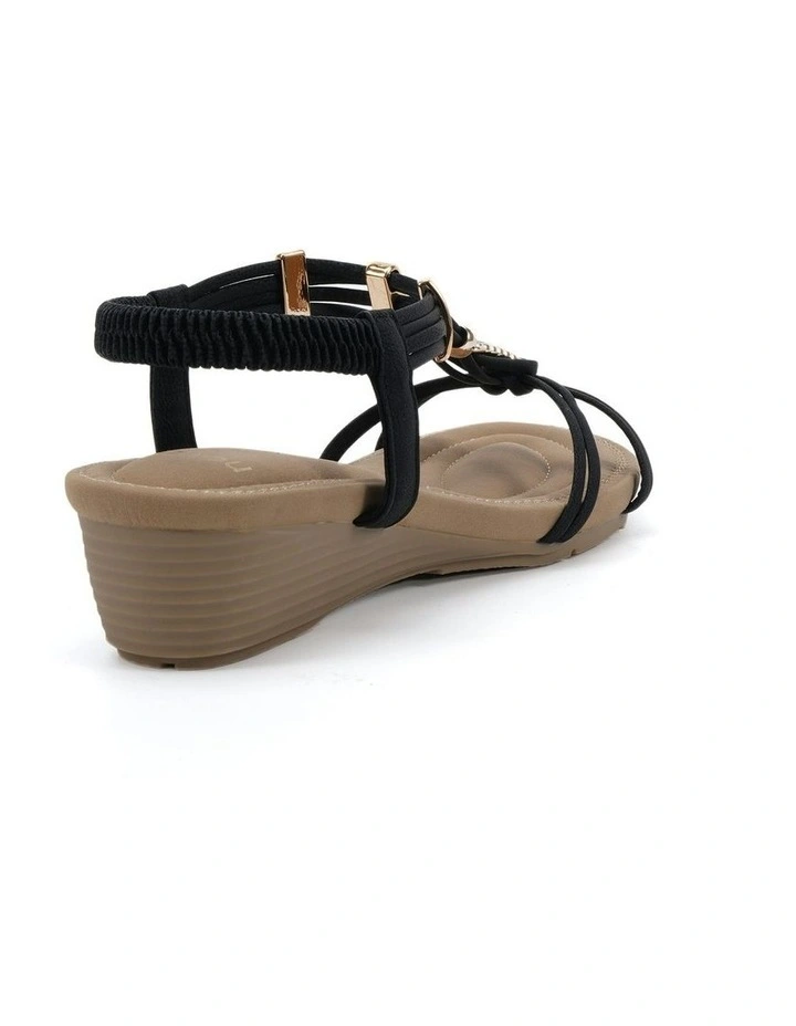Elnova Sandals in Black image 3