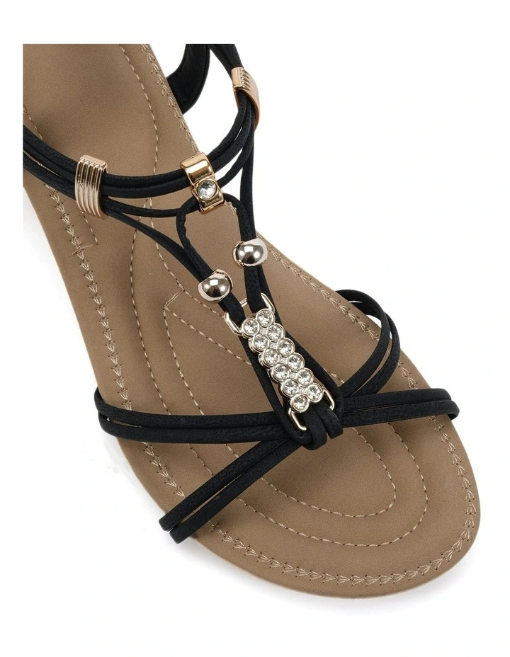 Elnova Sandals in Black image 4