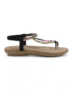 Elsunny Sandals in Black