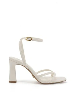Naira Strappy Heels in White