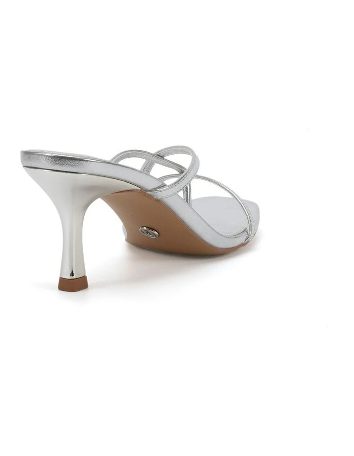 Pumpkin Heels in Silver image 3