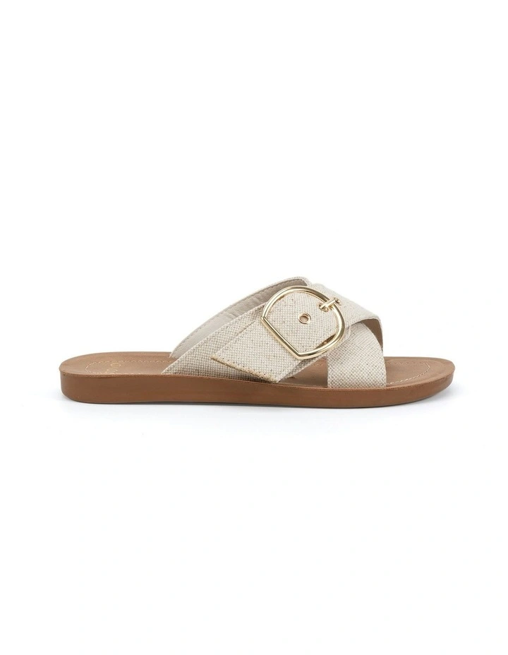 Solie Slides in Linen image 1
