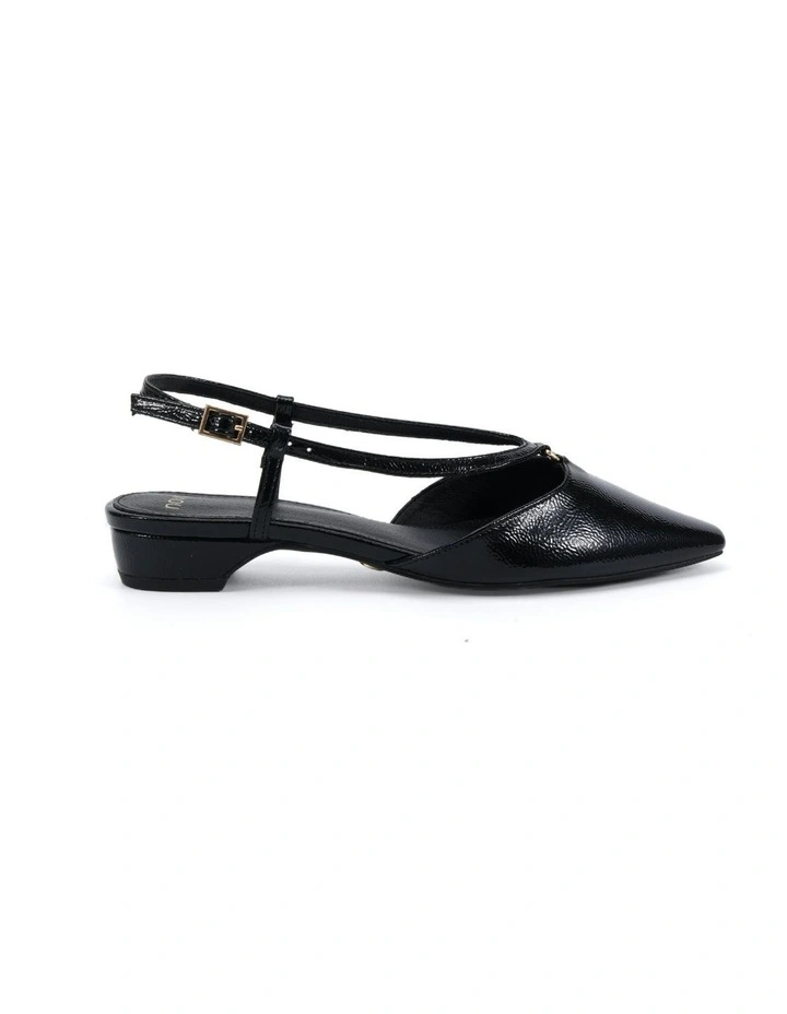 Carlista Smart Casual in Black Crinkle Patent image 1