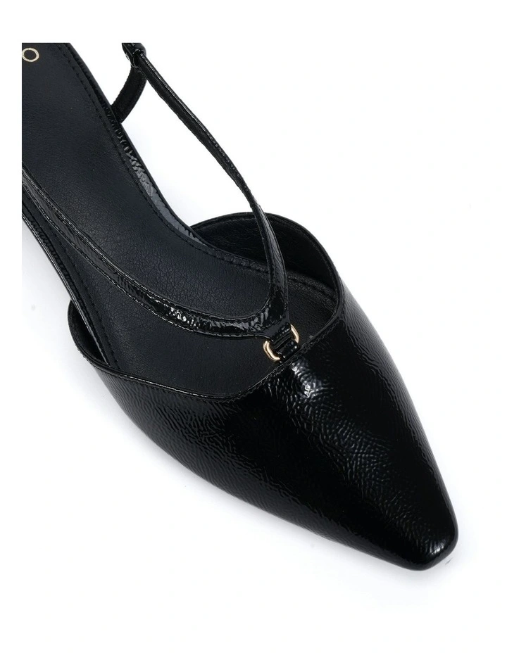 Carlista Smart Casual in Black Crinkle Patent image 4