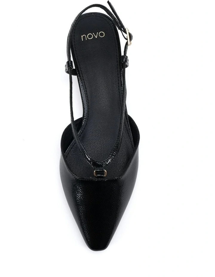 Carlista Smart Casual in Black Crinkle Patent image 5