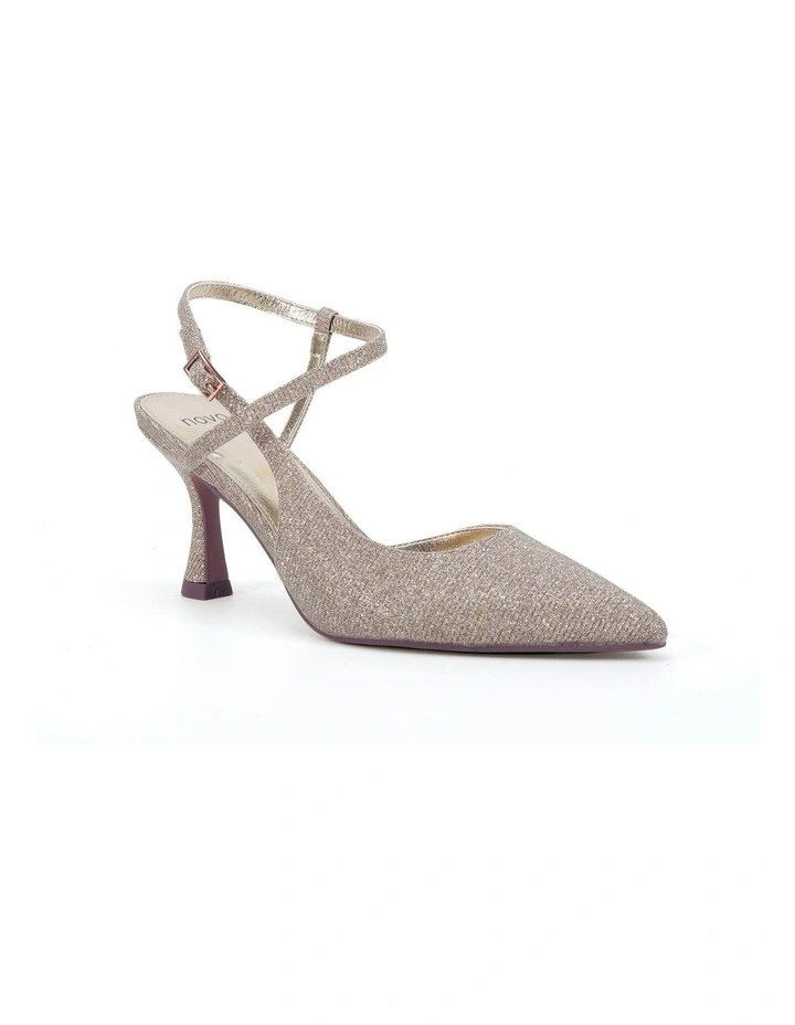 Pagoda Court Heels in Gold image 2