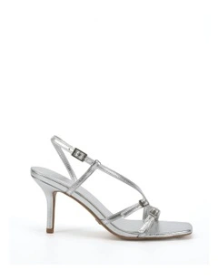 Pretend Heels in Silver