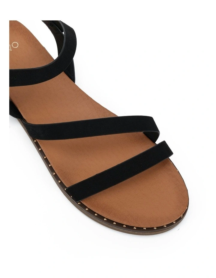 Tzivia Sandals in Black image 4