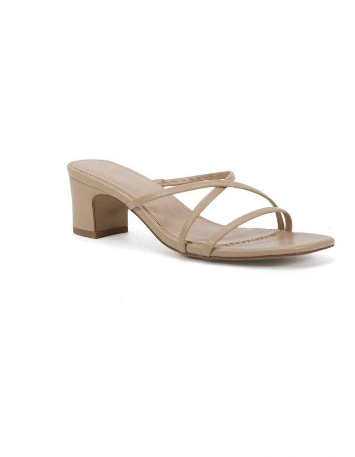Umeda Block Heels in Neutral image 2