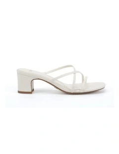 Umeda Block Heels in White