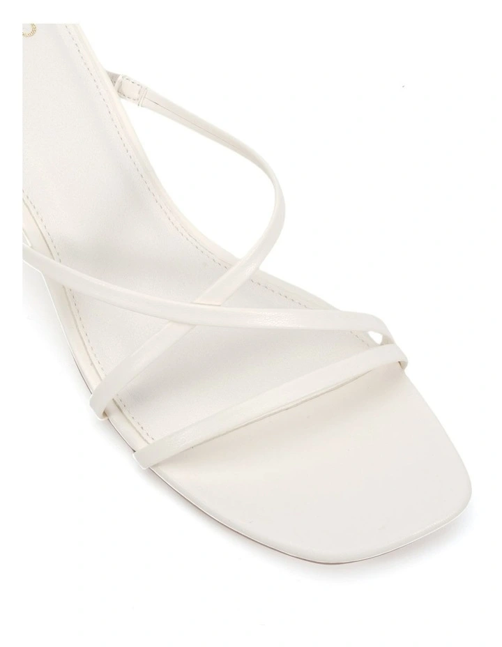 Umeda Block Heels in White image 4