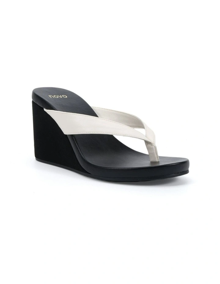 Baci Wedges in White image 2