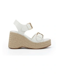Belva Wedges in White