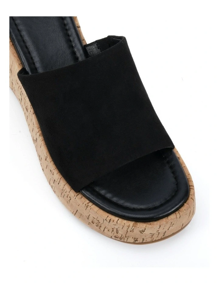 Birthday Wedges in Black Suede image 4