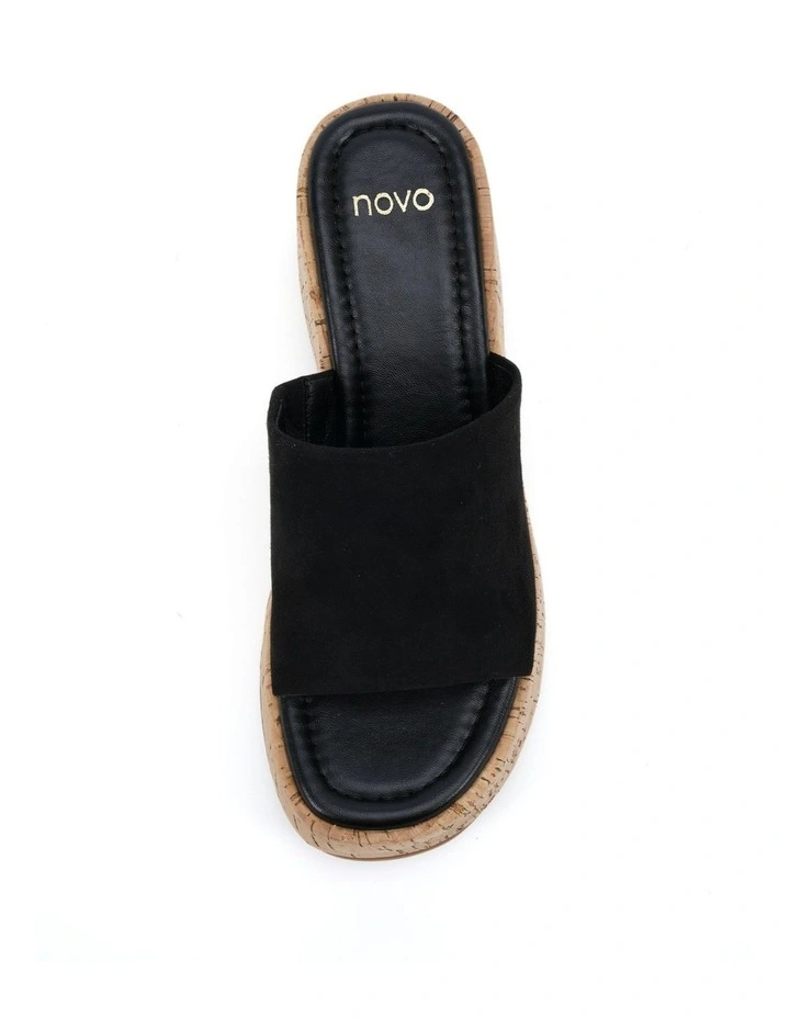Birthday Wedges in Black Suede image 5