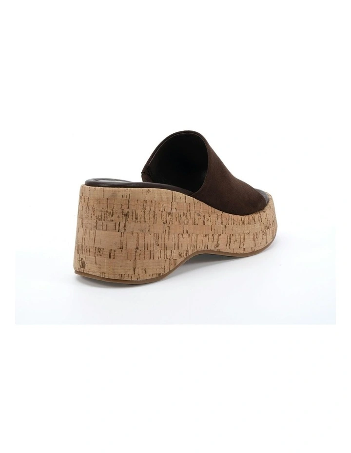 Birthday Suede Wedges in Espresso image 3