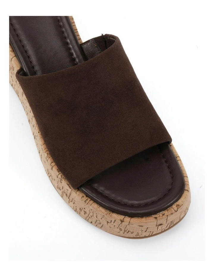 Birthday Suede Wedges in Espresso image 4